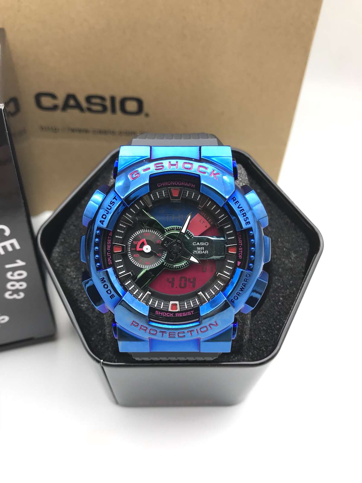 Casio G Shock Gm110 Blue Explore 3